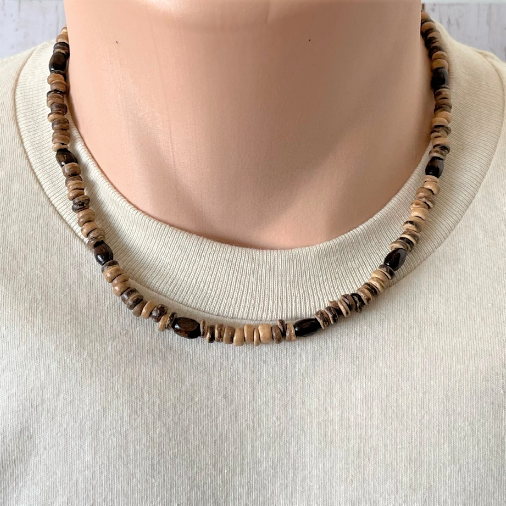 Coconut bead necklace deals