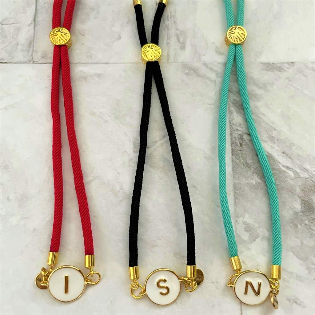 Personalized Initial Monogram Chain Bracelet