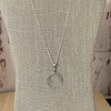 Sterling Silver Multi Circle Pendant Necklace