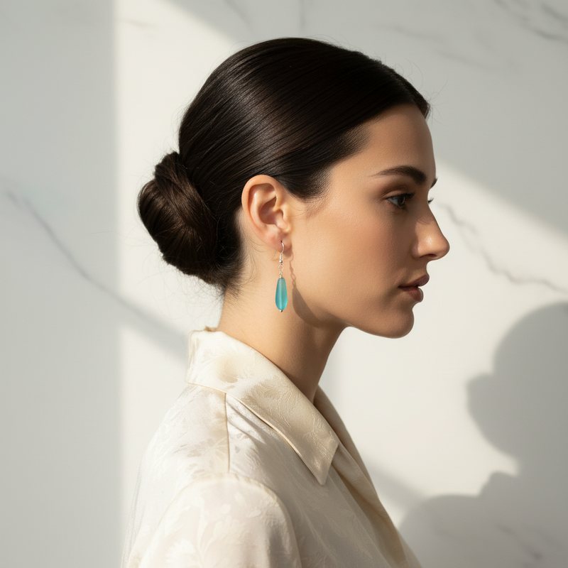 Turquoise Drop earrings.