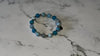 Blue Arctic Agate and Silver Beaded Bracelet