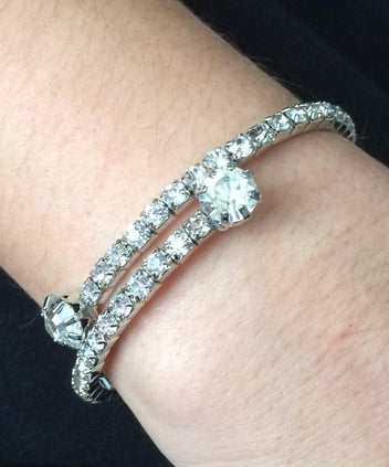 Buy the Crystal Bracelet Silver or Gold | JaeBee Jewelry