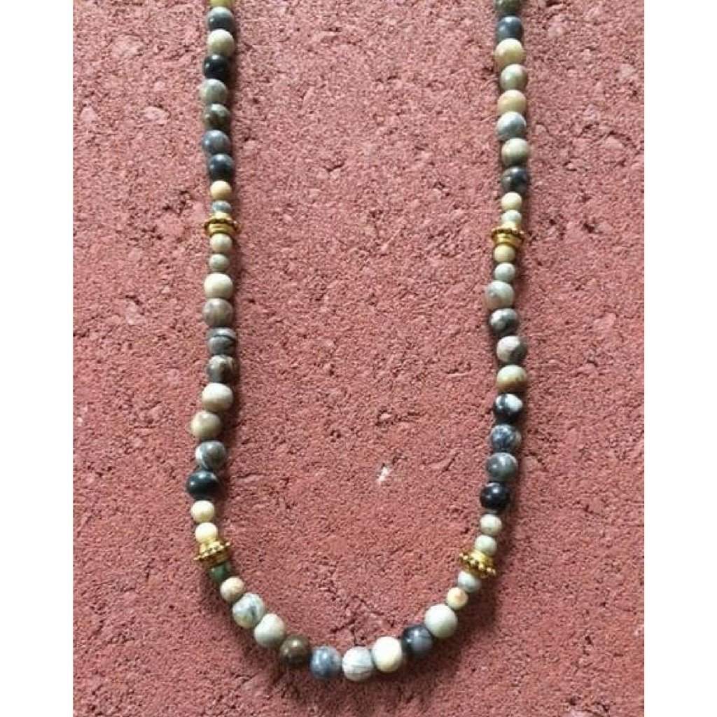Mens Picasso Beaded Necklace-Beaded Necklaces