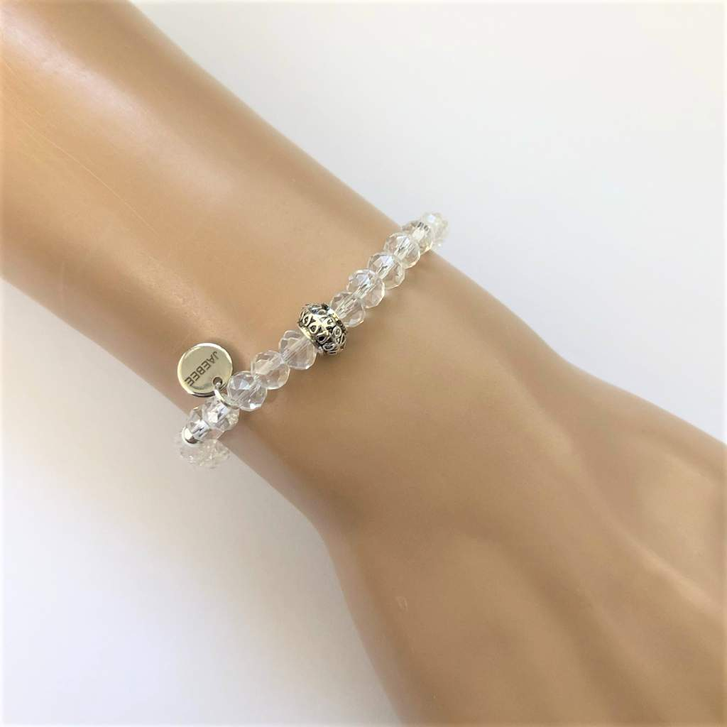 Crystal Clear Beaded Bracelet-Beaded Bracelets,bracelets