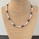 Grape Shell Pearl Beaded Necklace