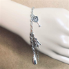 Silver Wine Charm Bracelet-Charms,Silver Bracelets