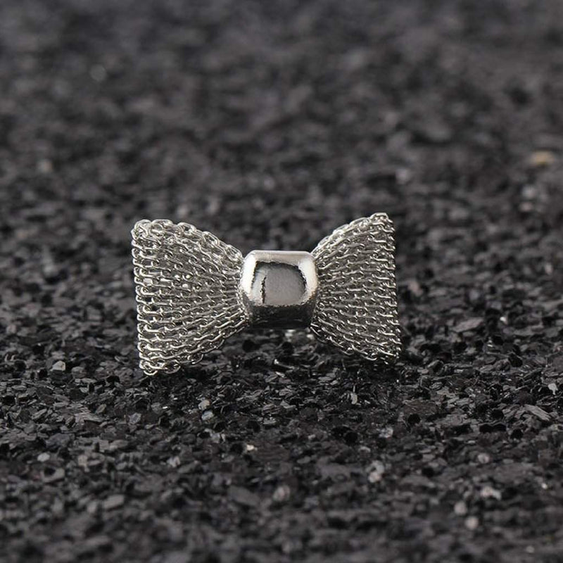 Gold or Silver Mesh Bow Rings-Gold Rings,Silver Rings